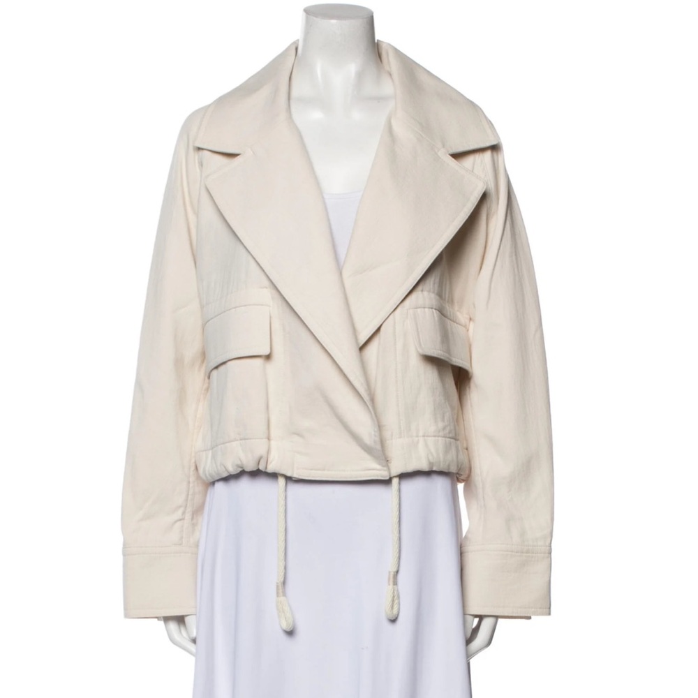 Vince Cotton Drawstring-Waist Jacket